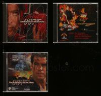 5s058 LOT OF 3 JAMES BOND CDS '90s Tomorrow Never Dies & The World is Not Enough!