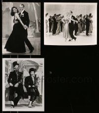 5s313 LOT OF 3 FRED ASTAIRE REPRO 8X10 PHOTOS '80s dancing with Ginger Rogers & Judy Garland!