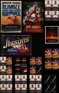 5s336 LOT OF 40 UNFOLDED MINI POSTERS '90s great images from a variety of different movies!