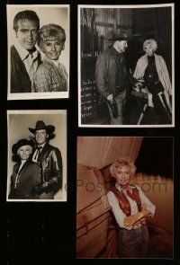 5s050 LOT OF 4 BIG VALLEY TV STILLS '65 great images of Barbara Stanwyck & Lee Majors!