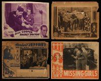 5s243 LOT OF 4 LOBBY CARDS FROM ALL-BLACK MOVIES '30s-40s great African American movie scenes!