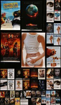 5s334 LOT OF 52 UNFOLDED MINI POSTERS '90s-00s great images from a variety of different movies!