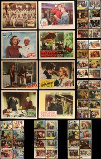 5s200 LOT OF 56 1940S LOBBY CARDS '40s great scenes from a variety of different movies!