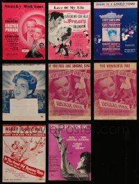 5s105 LOT OF 8 JUDY GARLAND SHEET MUSIC '40s-60s songs from Easter Parade, Summer Stock & more!