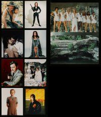 5s300 LOT OF 9 REPRO COLOR 8X10 PHOTOS '80s Indiana Jones, Avengers, James Bond, Man from UNCLE!