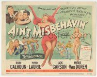 5w011 AIN'T MISBEHAVIN' TC '55 sexy full-length Piper Laurie & Mamie Van Doren!