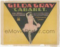 5w067 CABARET TC '27 deco design + full-length sexy shimmy dancer Gilda Gray, lost film!