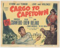 5w080 CARGO TO CAPETOWN TC '50 Broderick Crawford, Ellen Drew, John Ireland, love & violence!