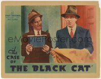 5w574 CASE OF THE BLACK CAT LC '36 Garry Owen & Ricardo Cortez as Erle Stanley Gardner's Perry Mason
