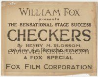 5w084 CHECKERS TC '19 the sensational horse racing stage success, a true title card!
