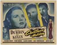5w087 CHRISTMAS HOLIDAY TC '44 Deanna Durbin, Gene Kelly, from W. Somerset Maugham story!