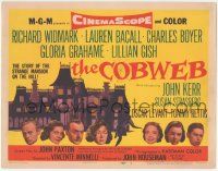 5w096 COBWEB TC '55 Richard Widmark, Lauren Bacall, Charles Boyer, Gloria Grahame, Lillian Gish