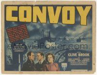 5w102 CONVOY TC '40 Clive Brook, World War II, filmed at sea under actual wartime conditions!