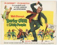 5w110 DARBY O'GILL & THE LITTLE PEOPLE TC '59 Disney, Albert Sharpe, it's leprechaun magic!