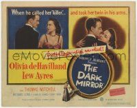 5w112 DARK MIRROR TC '46 Lew Ayres loves one twin Olivia De Havilland and hates the other!