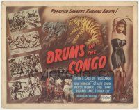 5w134 DRUMS OF THE CONGO TC R40s cool art of jungle animals, frenzied savages running amuck!