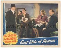 5w637 EAST SIDE OF HEAVEN LC '39 cab driver Bing Crosby, Joan Blondell, Mischa Auer, Jerome Cowan!