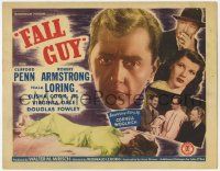 5w155 FALL GUY TC '47 Clifford Penn, Robert Armstrong, film noir from a story by Cornell Woolrich!