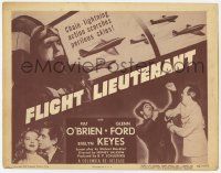 5w164 FLIGHT LIEUTENANT TC R48 World War II pilots Pat O'Brien & Glenn Ford + Evelyn Keyes