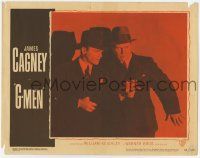 5w670 G-MEN LC #6 R49 c/u of government agents James Cagney & Regis Toomey pointing their guns!