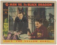 5w671 G-MEN VS. THE BLACK DRAGON chapter 1 LC '43 Rod Cameron fights The Yellow Peril, full color!