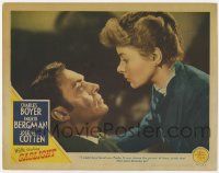 5w663 GASLIGHT LC '44 close up of Charles Boyer telling Ingrid Bergman he could have loved her!