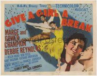 5w192 GIVE A GIRL A BREAK TC '53 great image of Marge & Gower Champion dancing, Debbie Reynolds!