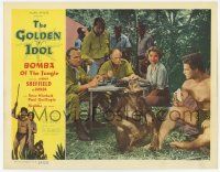 5w672 GOLDEN IDOL LC '54 Johnny Sheffield as Bomba of the Jungle, w/ Kimbbo The Chimp!