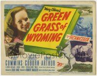 5w204 GREEN GRASS OF WYOMING TC '48 pretty Peggy Cummins, Charles Coburn, from Mary O'Hara's novel