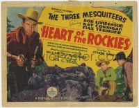 5w223 HEART OF THE ROCKIES TC '37 Three Mesquiteers, Bob Livingston, Corrigan & Terhune!