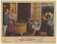 5w696 HIGH SOCIETY LC #6 '56 Frank Sinatra, Bing Crosby, Grace Kelly, Celeste Holm & others!