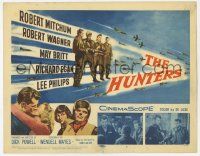5w248 HUNTERS TC '58 Korean War jet pilot drama, Robert Mitchum & Robert Wagner!