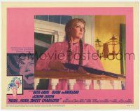 5w709 HUSH...HUSH, SWEET CHARLOTTE LC #3 '65 c/u of crazy Bette Davis w/ shotgun, Robert Aldrich!