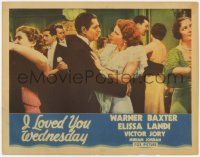 5w713 I LOVED YOU WEDNESDAY LC '33 c/u of Warner Baxter dancing with Elissa Landi at party!