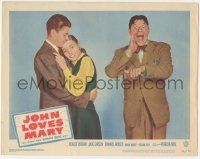 5w732 JOHN LOVES MARY LC #7 '49 Ronald Reagan holding Patricia Neal, wacky Jack Carson!