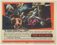 5w270 KILLING TC '56 Stanley Kubrick, classic artwork of dead bodies at the movie's climax!