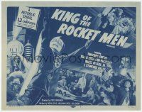 5w273 KING OF THE ROCKET MEN TC R56 Republic sci-fi serial, great different art & montage!