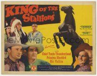 5w274 KING OF THE STALLIONS TC '42 Thunder The Wonder Horse vs Paint The Killer Stallion!