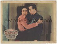 5w749 KING OF THE UNDERWORLD Other Company LC '39 scared Dr. Kay Francis clutching Humphrey Bogart!