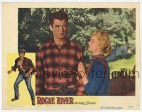 5w851 ROGUE RIVER LC '50 pretty blonde Ellye Marshall can't persuade handsome Rory Calhoun!