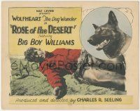 5w371 ROSE OF THE DESERT TC '25 close up of Wolfheart the Dog Wonder over Guinn Big Boy Williams!