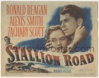5w418 STALLION ROAD TC '47 romantic c/u of Ronald Reagan & pretty Alexis Smith, Zachary Scott!