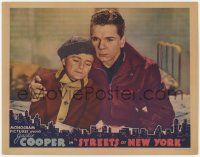 5w910 STREETS OF NEW YORK LC '39 close up of Jackie Cooper comforting young Martin Spellman!