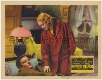 5w927 THESE THREE LC '36 Miriam Hopkins stands over sleeping Joel McCrea, directed by William Wyler