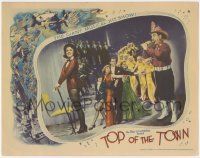 5w944 TOP OF THE TOWN LC '37 Doris Nolan & top stars in lavish production number with huge chorus!