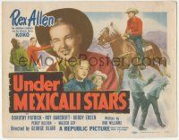 5w455 UNDER MEXICALI STARS TC '50 Rex Allen The Arizona Cowboy & his wonder horse Koko!