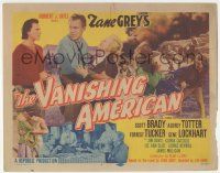 5w459 VANISHING AMERICAN TC '55 Scott Brady, Audrey Totter, from the novel by Zane Grey!