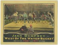 5w979 WEST OF THE WATER BUCKET LC '24 real life heavyweight boxing champion Jack Dempsey in ring!