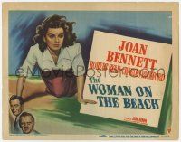 5w492 WOMAN ON THE BEACH TC '46 Robert Ryan loves bad girl Joan Bennett, Charles Bickford