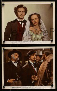 5x045 ADVENTURES OF MARK TWAIN 5 color 8x10 stills '44 images of Fredric March & Alexis Smith!